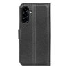 Samsung Galaxy A57 Fodral Litchi Svart