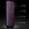 Samsung Galaxy A6 Plus 2018 Grooved Armor Case med Stativ Lila