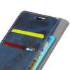 Samsung Galaxy A7 2018 Vintage Plånboksfodral PU-läder Blå