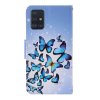 Samsung Galaxy A71 Fodral Motiv Blåa Fjärilar