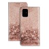 Samsung Galaxy A71 Fodral Motiv Rosa Glitter
