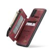 Samsung Galaxy A72 Skal C20 Kortfack Dragkedja Röd