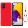 Samsung Galaxy A72 Skal Silikon Röd
