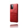 Samsung Galaxy A72 Skal Två Kortfack Röd