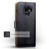 Samsung Galaxy A8 2018 Plånboksfodral PU-läder TPU Svart Tan