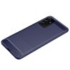 Samsung Galaxy A82 5G Skal Borstad Kolfibertextur Blå