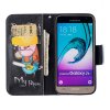 Samsung Galaxy J3 2016 Mobilfodral Kortfickor Arg Gris