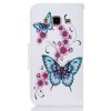Samsung Galaxy J3 2016 Mobilfodral Kortfickor Fjärilar Blommor