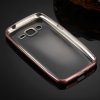 Samsung Galaxy J3 2016 Mobilskal TPU Transparent Klar Roseguld