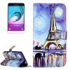 Samsung Galaxy J3 2016 Plånboksfodral PU-läder Målning Eiffeltornet