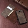 Samsung Galaxy J3 Emerge Plånboksfodral Löstagbart Skal Mörkbrun
