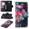 Samsung Galaxy J4 Plus Plånboksfodral Motiv Flamingo och Blommor