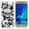 Samsung Galaxy J5 2016 Skal TPU Självlysande Tryck Döskalle