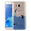 Samsung Galaxy J5 2016 Skal TPU Transparent och Pingviner