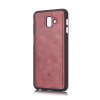 Samsung Galaxy J6 Plus Plånboksfodral Löstagbart Skal Röd