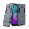 Samsung Galaxy J6 Plus Skal Armor Stativ TPU Hårdplast Mörkblå