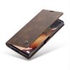Samsung Galaxy Note 20 Fodral Retro Flip Mörkbrun