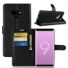 Samsung Galaxy Note 9 Plånboksfodral Litchi Svart