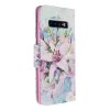 Samsung Galaxy S10 Fodral Motiv Vita Blommor