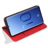 Samsung Galaxy S10E Mobilfodral Retro Lädertextur Sömnad Röd