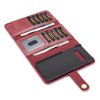 Samsung Galaxy S10 Plånboksfodral 12st Kortfack Löstagbart Skal Röd