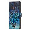 Samsung Galaxy S10 Plånboksfodral Kortfack Motiv Blå Tiger