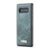 Samsung Galaxy S10 Plus Mobilplånbok Splittläder Löstagbart Skal Blå