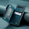 Samsung Galaxy S10 Skal C20 Kortfack Dragkedja Petrol
