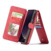Samsung Galaxy S10E Mobilplånbok Splittläder Flip Löstagbart Skal Röd