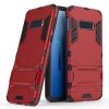 Samsung Galaxy S10E Skal Armor Hårdplast Stativfunktion Röd