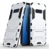 Samsung Galaxy S10E Skal Armor Hårdplast Stativfunktion Silver