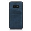 Samsung Galaxy S10E Skal med Kortfack Mörkblå