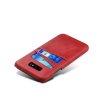 Samsung Galaxy S10E Skal PU-läder Kortfack Röd