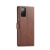 Samsung Galaxy S20 FE Fodral med Kortfack Stativfunktion Mörkbrun