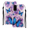 Samsung Galaxy S20 FE Fodral Motiv Blåa Fjärilar