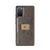 Samsung Galaxy S20 Fodral Qin Series Löstagbart Skal Mörkbrun