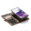 Samsung Galaxy S20 Fodral Qin Series Löstagbart Skal Mörkbrun