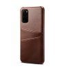 Samsung Galaxy S20 Plus Skal Två Kortfack Mörkbrun