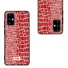 Samsung Galaxy S20 Skal Krokodilmönster Röd