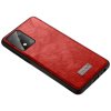 Samsung Galaxy S20 Skal Lädertextur Röd