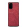 Samsung Galaxy S20 Skal med dubbla Kortfack Röd