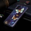 Samsung Galaxy S20 Skal Självlysande Motiv Guldiga Fjärilar