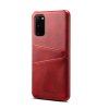 Samsung Galaxy S20 Skal Två Kortfack Röd