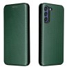 Samsung Galaxy S21 FE Fodral Kolfibertextur Grön