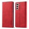 Samsung Galaxy S21 FE Fodral med Kortfack Flip Röd