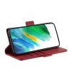 Samsung Galaxy S21 FE Fodral med Kortfack Stativfunktion Röd