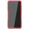 Samsung Galaxy S21 FE Skal Däckmönster Stativfunktion Röd