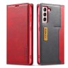 Samsung Galaxy S21 Fodral Kortfack Utsida Röd