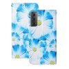 Samsung Galaxy S21 Fodral Motiv Blå Blomma