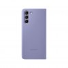 Original Galaxy S21 Fodral Smart Clear View Cover Violet